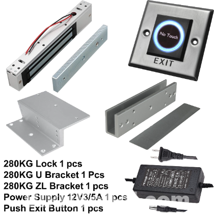 280KG Electromagnetic Door Lock Package